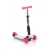 Trotineta pentru copii Smart Pink Butterfly, 3 roti LED, scaun reglabil si detasabil, ghidon reglabil, greutate suportata 20 kg, varsta 3 ani+