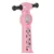 Trotineta pentru copii de la 3 ani cu claxon si baza stabila Pilsan Mini Scooter Pink