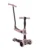 Trotineta pliabila 4 in 1 Makani Roadster Rose, roti Led, ghidon reglabil, scaun, maner parinte, greutate admisa 50 kg