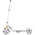 Trotineta pliabila Chipolino Omega White cu ghidon reglabil, cadru din aluminiu, baza anti-alunecare, cric, greutate admisa 100 kg