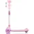 Trotineta pliabila Chipolino Orbit Pink, cadru din aluminiu, ghidon reglabil, baza anti-alunecare, roti cu lumini, greutate admisa 50 kg