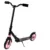 Trotineta pliabila, cu platforma antiderapanta, suspensii, roti PU 200 mm, Frana spate, manere ergonomice din spuma, greutate maxima admisa 100kg City Scooter Black Pink
