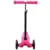 Trotineta roz cu 3 roti Sports Active 3+ ani, ghidon reglabil, roti din silicon, suport antiderapant, greutate admisa 50 kg