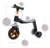 Trotineta transformabila 2 in 1 MoMi Elios Black, lumini LED, ghidon reglabil, platforma antiderapanta, greutate suportata 25 kg
