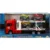 Ttransportator rosu cu 2 niveluri si 4 ATV, Maxx Wheels, 1:32, 32 cm