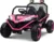 UTV electric pentru 2 copii Kinderauto Dune-Buggy 300W 24V, cu roti MOI, culoare Rose