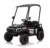 UTV electric pentru copii Kinderauto Golf-Kart, cu 4 locuri, 400W, 24V 7Ah, amortizoare, roti moi EVA, music player, negru