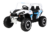 UTV electric pentru copii, Kinderauto RSR 4×4 120W 12V, cu roti moi si scaun tapitat, Alba