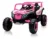 UTV electric pentru copii, Kinderauto Warrior, 4×4, 120W, 12V 7Ah, echipare Premium, culoare roz