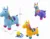 Unicorn din cauciuc gonflabil, pentru interiorexterior, cu pompa inclusa, material rezistent si durabil 59 x 50 x 24 cm Galben