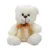 Ursulet de plus cu fundita, Puffy Friends, Alb, 21 cm