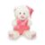 Ursulet de plus cu steluta, Puffy Friends, Roz, 38 cm