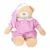 Ursulet de plus in pijama, Puffy Friends, Roz, 30 cm