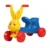 Vehicul Ride-On fara pedale Dohany Iepuras Multicolor, potrivit copiilor de la 2 ani, inaltime pana la sezut 21 cm