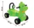 Vehicul Ride On fara pedale Pilsan Dino Green cu spatar inalt,manere ergonomice,recomandat de la 12 luni