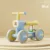 Vehicul fara pedale Ride-On pentru copii, Nichiduta Happy Blue, cu sunete si lumini de la 1 an, dimensiune 57 x 23 x 42cm, inaltime pana la sezut 28 cm, roti silentioase din spuma Eva