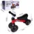 Vehicul fara pedale pentru copii, Malplay, cu Saua moale si ergonomica, Manere antiderapante, greutate 1.75 kg, dimensiune 35.5 x 18 x 49, Grow Future Baby Walker Red