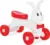 Vehicul ride on fara pedale pentru copii Pilsan Bunny Friends White din plastic durabil,piese demontabile,manere tip urechiuse,roti din plastic rezistent,de la 3 ani,greutate admisa 35kg,in geanta